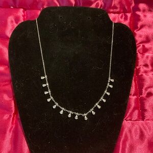 Touchstone Swarovski CZ “Best Dressed” Necklace 3.32ct Bridal Formal Luxury